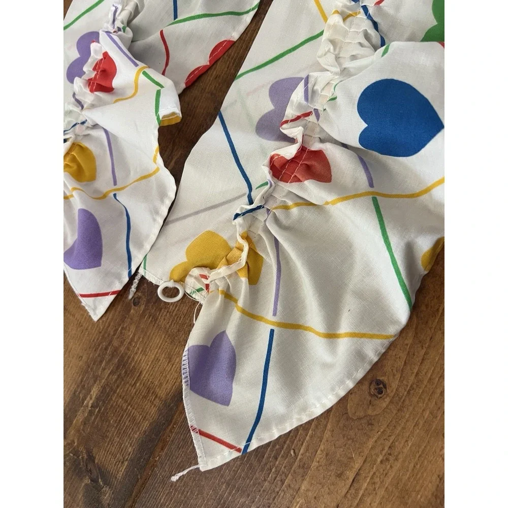 Vintage Sears Young At Heart Bedding Curtain Tie Backs Only 80s Retro